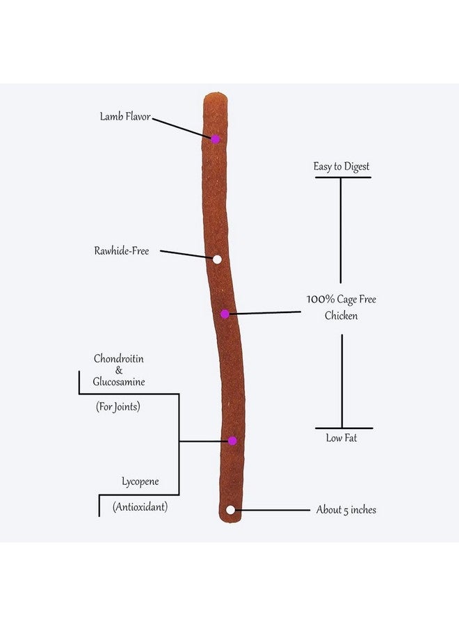 Rena Combo ofLove Jerky Lamb 120 gm with Orka Triple Dental Links Toy for Dogs | Made of Durable, Synthetic TPE Rubber That is Designed to Last for Hours - 23 cm - Image 4