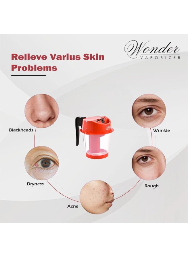 Wonder جهاز استنشاق البخار الاحترافي، مبخر بلاستيكي، جهاز بخار للوجه - Image 2