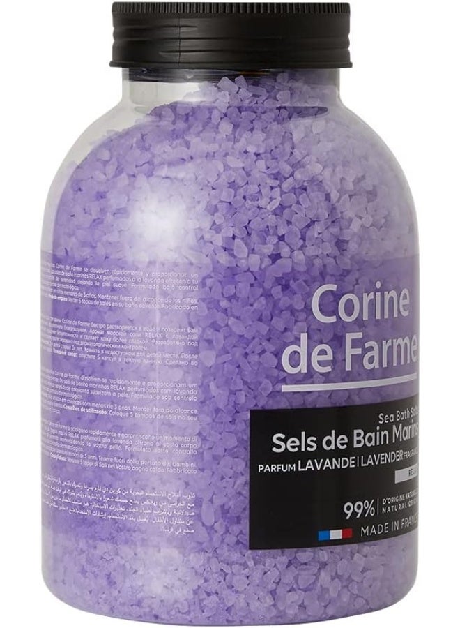 Corine de Farme ملح البحر للاستحمام باللافندر، 1.3 كجم - Image 2