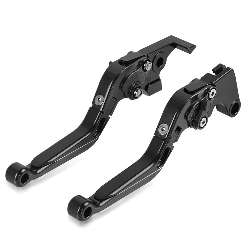 LANQIAN Brake Clutch Levers Set Foldable Extendable CNC Compatible with YZF R1 20042014 Compatible with YZF R6 20052016 Black