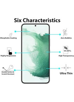 Generic Samsung Galaxy S23 Plus Screen Protector, 9H Tempered Glass Screen Protector for Samsung Galaxy S23 Plus, Support Fingerprint Unlock, Case Friendly, Anti-Scratch Film  - Image 2
