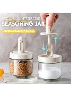 VIHAX Spoon Lid Integrated Telescopic Seasoning Jar Transparent Storage Container with Spoon Kitchen Transparent Sealed Seasoning Box, 300ml (3) - pzsku/Z85907FACBC88A12B3FF3Z/45/_/1737721143/3846b4c3-5c3b-40f6-aa47-a51fc4914f28