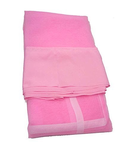ANS Single Bed Mosquito Net 4x6.5 ft – Pink Rectangle HDPE Nylon Net with 5 ft Height & Matching Cotton Border, Durable, Breathable & Skin-Friendly Insect Protection Canopy - Image 3