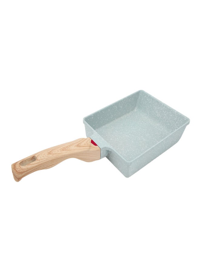 Mini Frying Pan Green Square Non Stick Aluminum Alloy Evenly Heated Egg Frying Pan for Home - Image 5