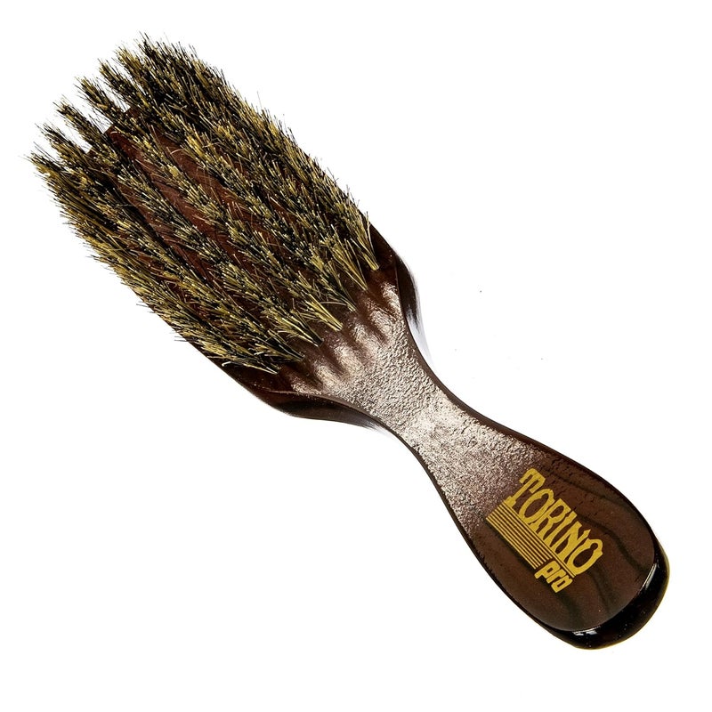 TORINO PRO WAVE BRUSHES BY BRUSH KING Torino Pro Wave Brush 87297 Row Medium Premium bristles 100 Pure Boar Bristles  Great Workhorse for laying down your 360 Waves