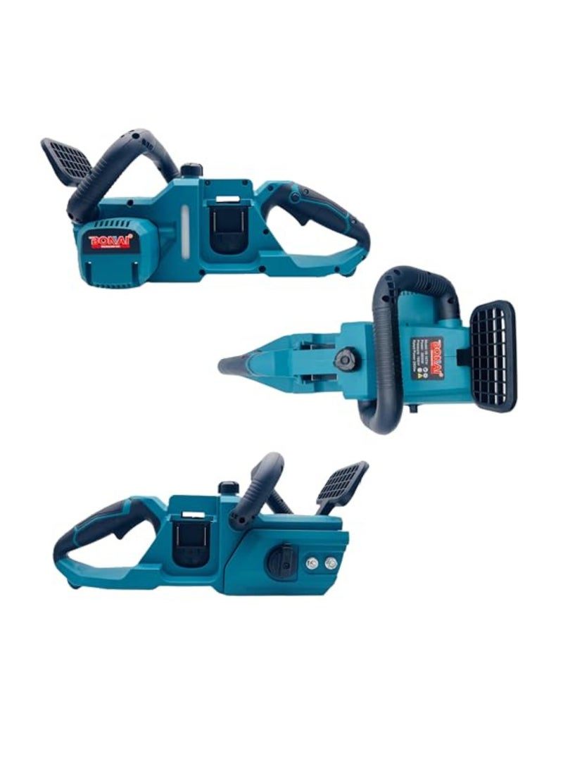 منشار كهربائي لاسلكي بقدرة 2800 وات وبطارية 168 فولت فهرنهايت بسعة 7.0 أمبير وخفيف الوزن للمناظر الطبيعية والبستنة والصيانة العامة للساحات (BN-BC16-1)