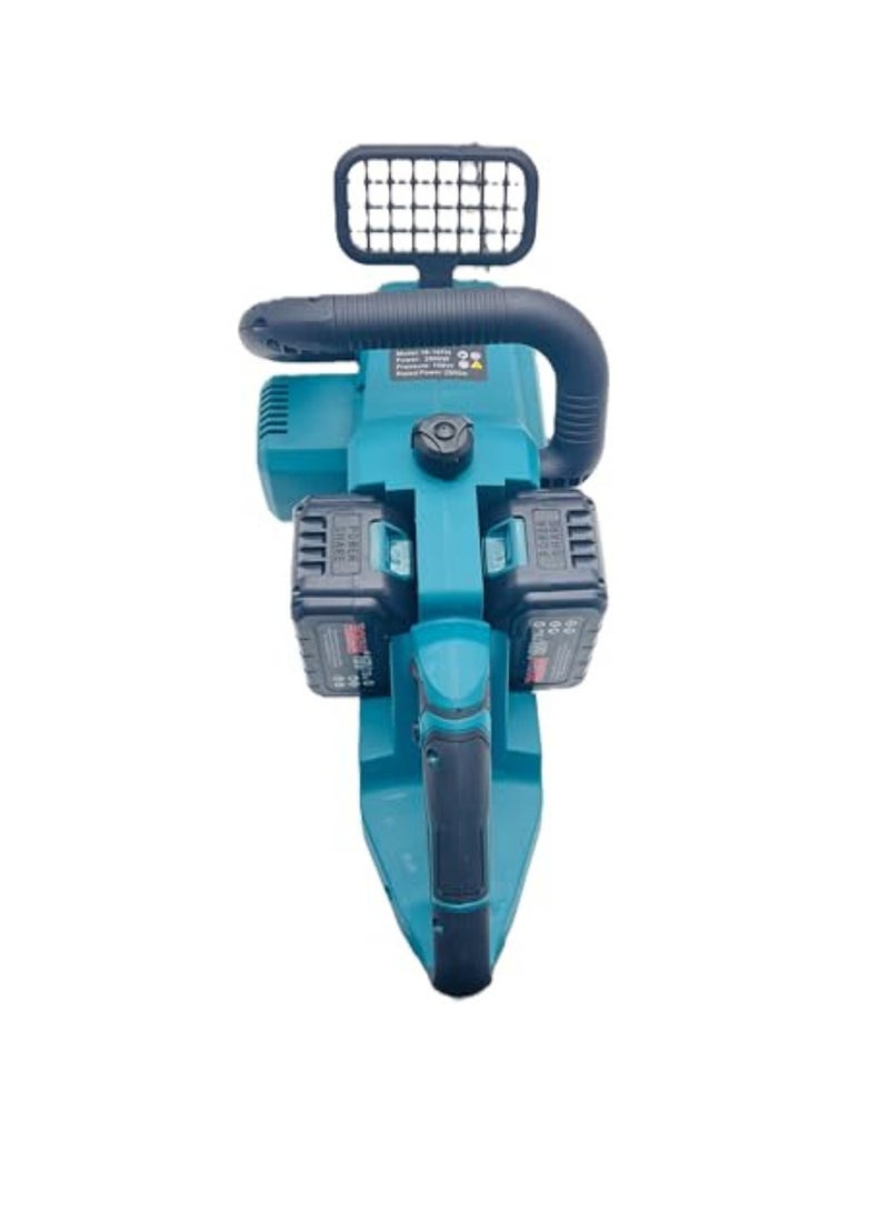 منشار كهربائي لاسلكي بقدرة 2800 وات وبطارية 168 فولت فهرنهايت بسعة 7.0 أمبير وخفيف الوزن للمناظر الطبيعية والبستنة والصيانة العامة للساحات (BN-BC16-1)