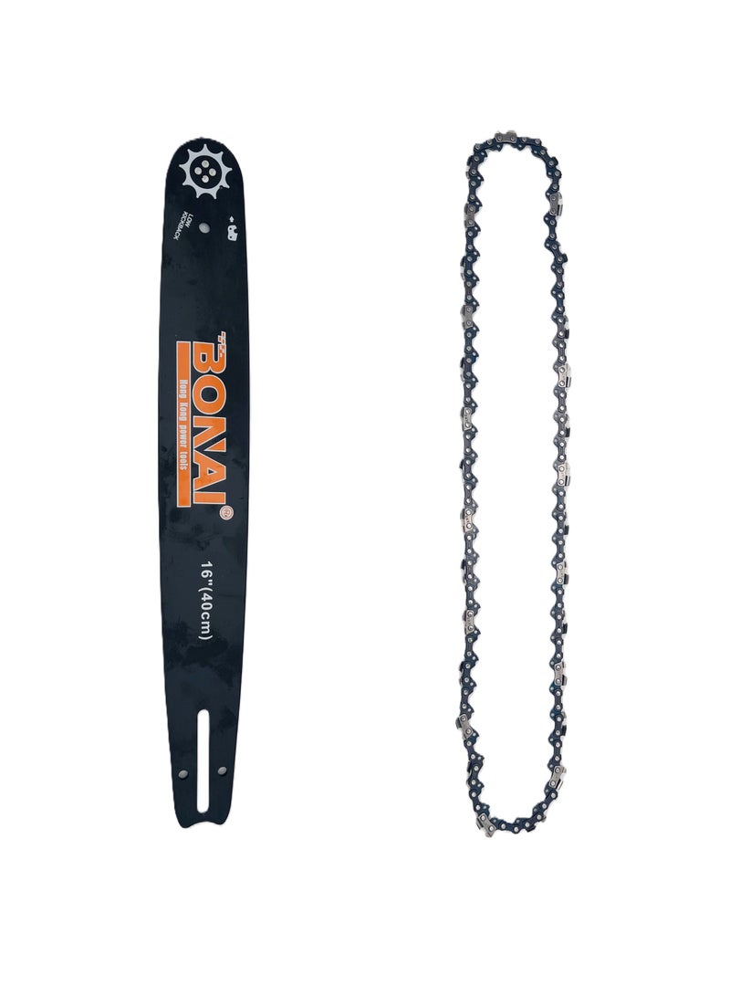 منشار كهربائي لاسلكي بقدرة 2800 وات وبطارية 168 فولت فهرنهايت بسعة 7.0 أمبير وخفيف الوزن للمناظر الطبيعية والبستنة والصيانة العامة للساحات (BN-BC16-1)