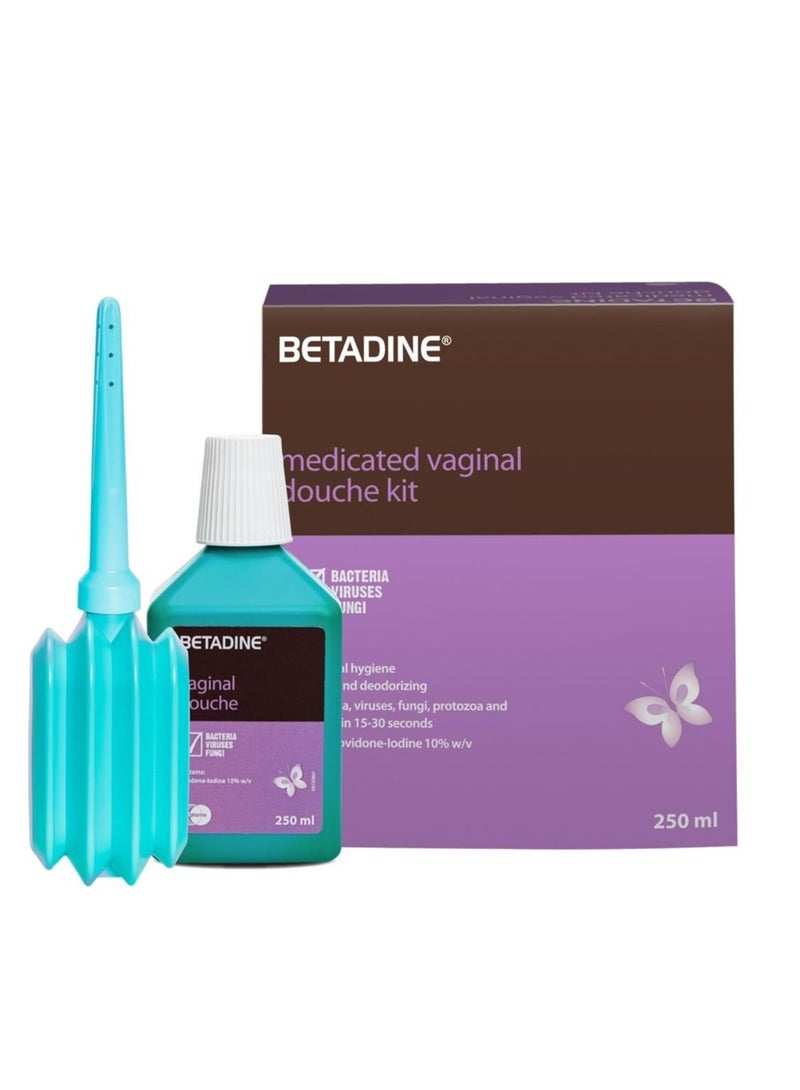 Betadine Medicated Feminine Douche Kit