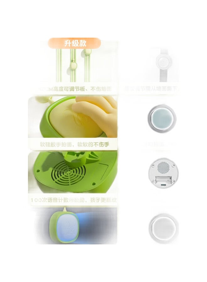 Invui Height Measuring Device, Children'S Pat-And Toy, Baby Exercise Jumping Height Assisting Spring, Bouncing Counter, Yellow - Image 1