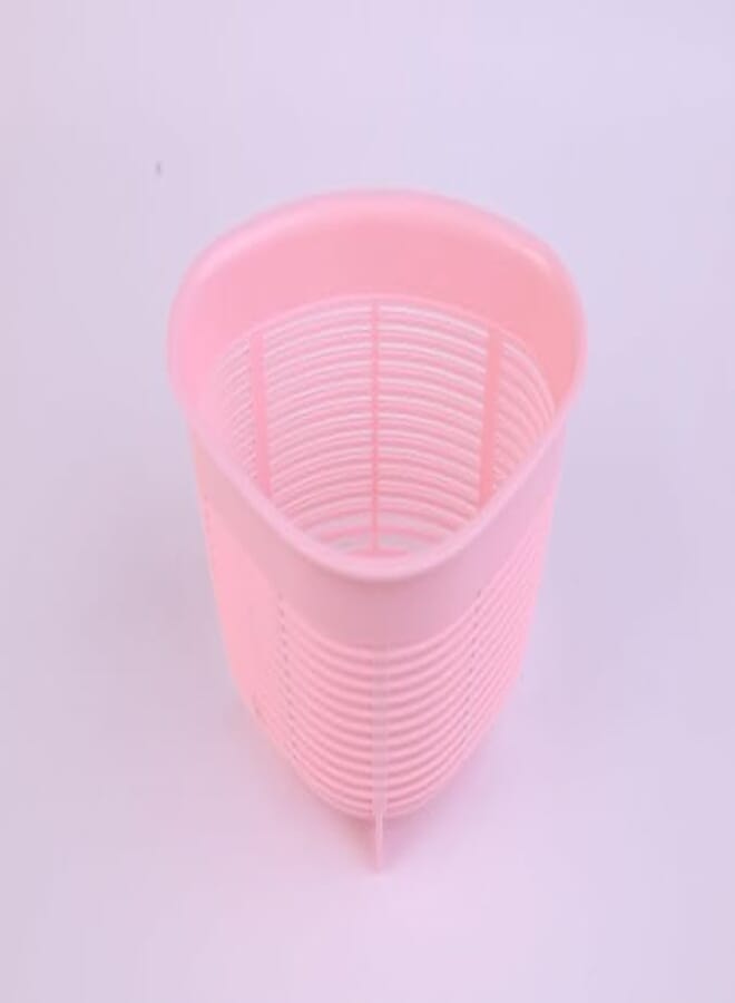 High-quality plastic sink strainer from M Store, rose color