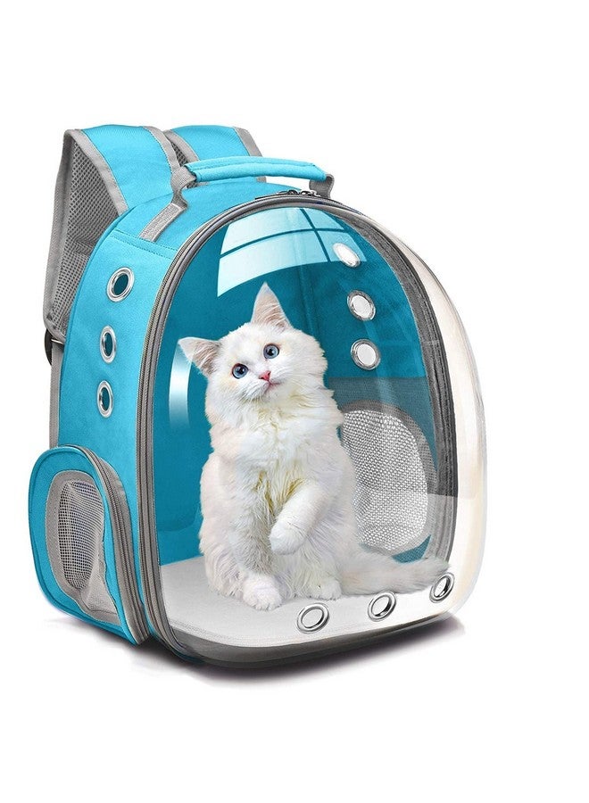 Generic Dog Carrier Backpack Front Pack, Pet Carrier Back Pack For Small Medium Cat Puppy Doggie, Dog Body Carrying Bag Travel Space Capsule Knapsack - Blue  - Image 1