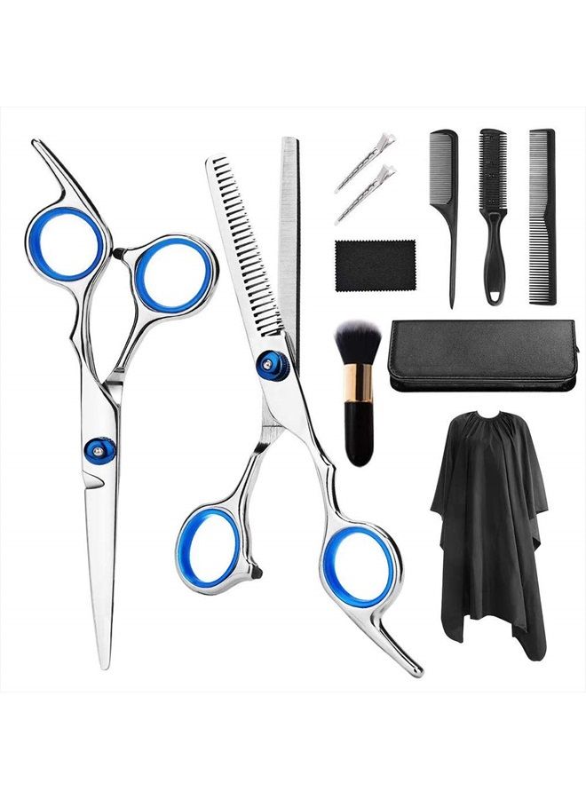 WeTest مقص قص الشعر، مجموعة مقصات قص الشعر، مجموعة مقصات التخفيف للمنزل، الحلاق، الصالون - Image 1