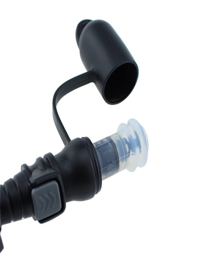 Maxmoral 2pcs Hydration Bags Bite Valve Mouthpiece Replacement Black Detachable Universal Manual Switch for Cross Country Bladder Bag for Any Hydration Pack System - Image 2