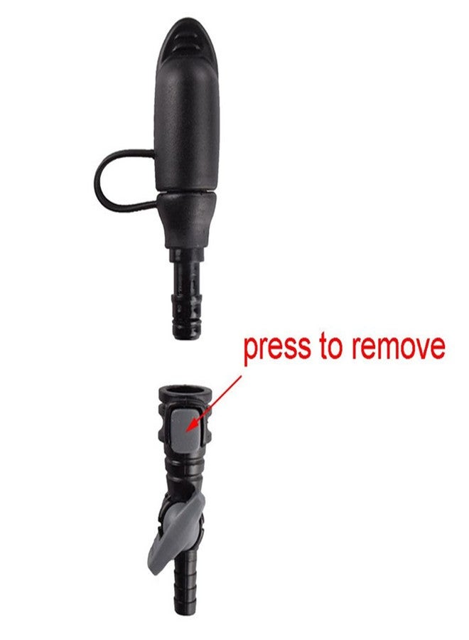 Maxmoral 2pcs Hydration Bags Bite Valve Mouthpiece Replacement Black Detachable Universal Manual Switch for Cross Country Bladder Bag for Any Hydration Pack System - Image 5