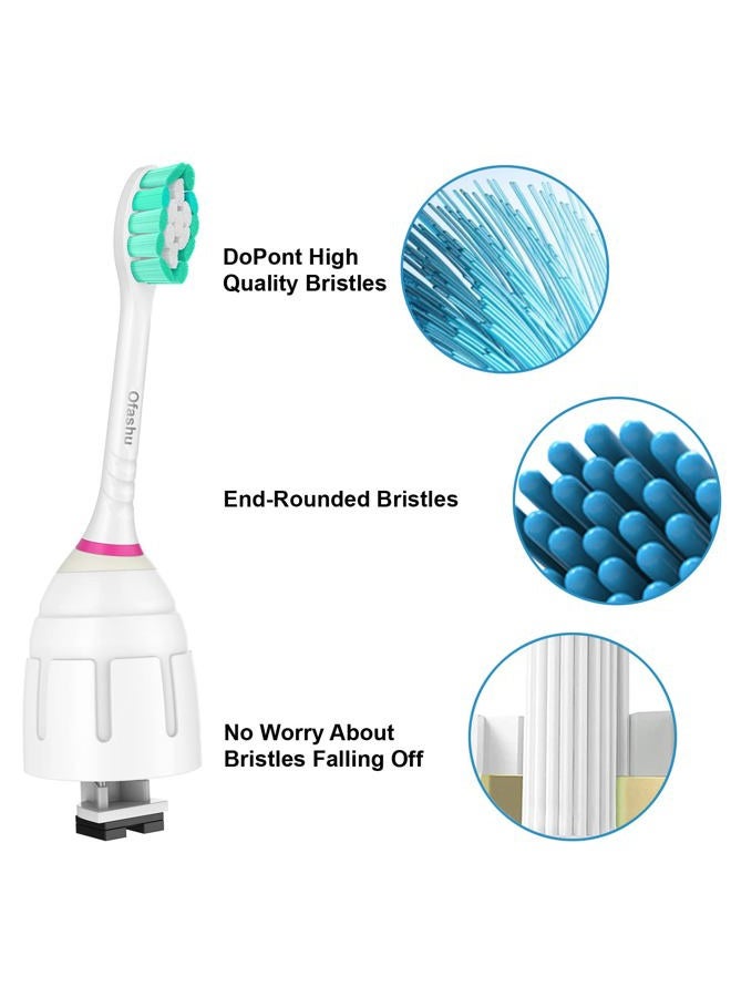 Ofashu Replacement Toothbrush Brush Heads for Philips Sonicare E Series Essence Elite Xtreme Advance CleanCare All Screw On Electric Toothbrush 7022/66, 6 Pack - Image 3