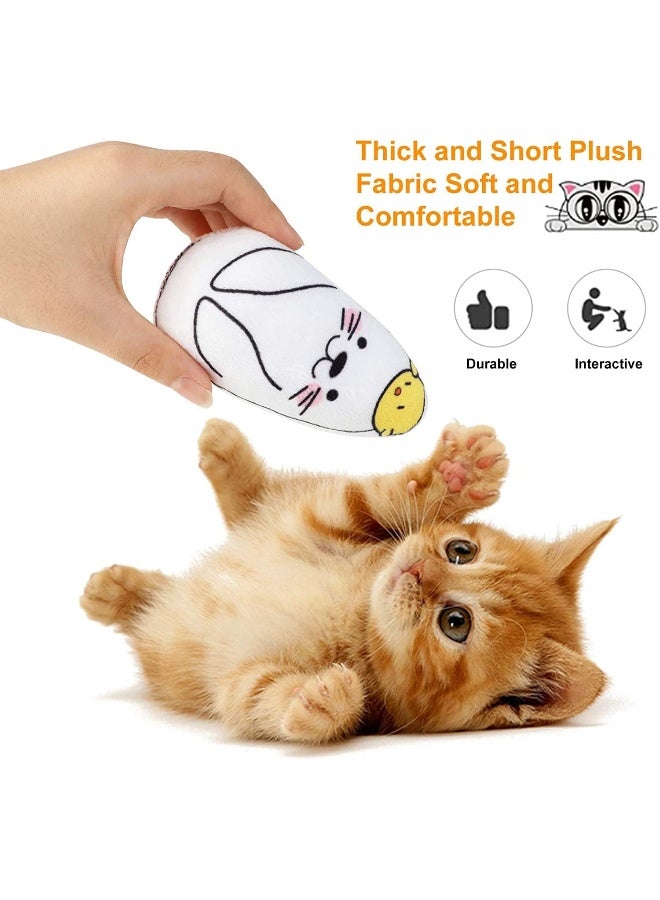 Mumoo Bear Catnip Toys For Cats Chew Toy 5Pcs Pillows Cat Indoor And Interactive Soft Kittencat Teething With Adorable Animal Face - Image 4