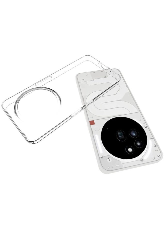 HuHa For Nothing Phone 3a Pro Waterproof Texture TPU Phone Case(Transparent) - Image 3