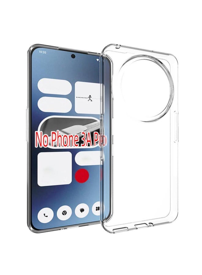 HuHa For Nothing Phone 3a Pro Waterproof Texture TPU Phone Case(Transparent) - Image 1