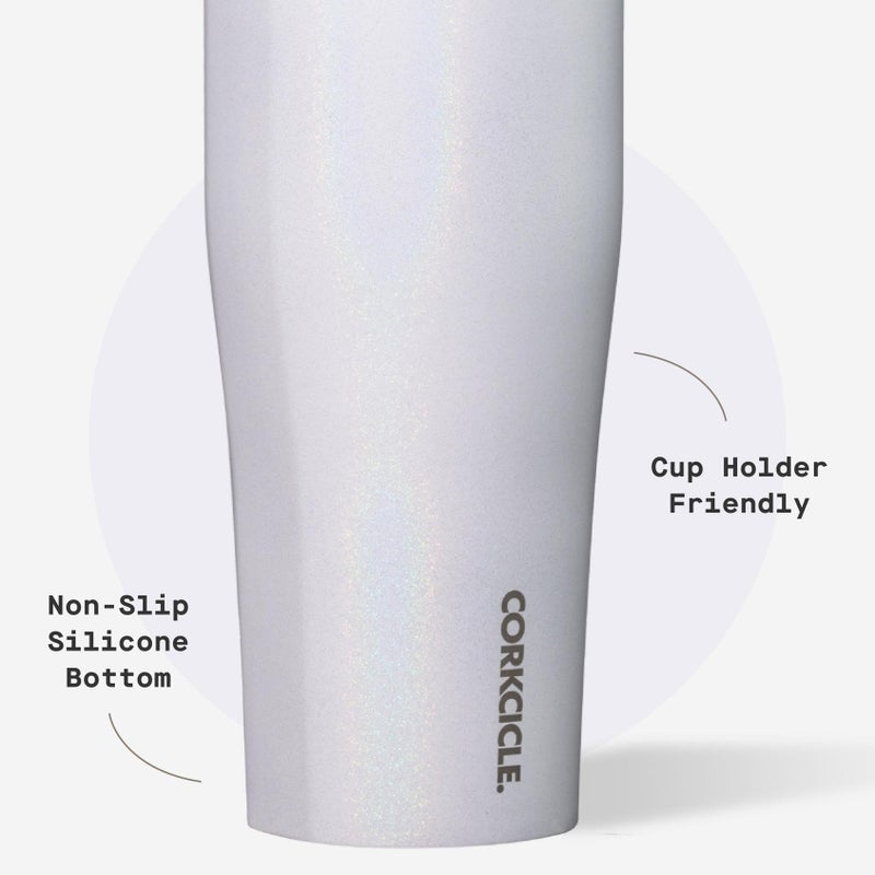 كوركسيكل Corkcicle Go Cup XL - كوب سفر مانع للتسرب - زجاجة مياه ثلاثية معزولة من الفولاذ المقاوم للصدأ - مقبض سهل الحمل - هدية أدوات الشرب الصيفية - تحافظ على المشروبات باردة - 30 أونصة - سحر يونيكورن - Image 5