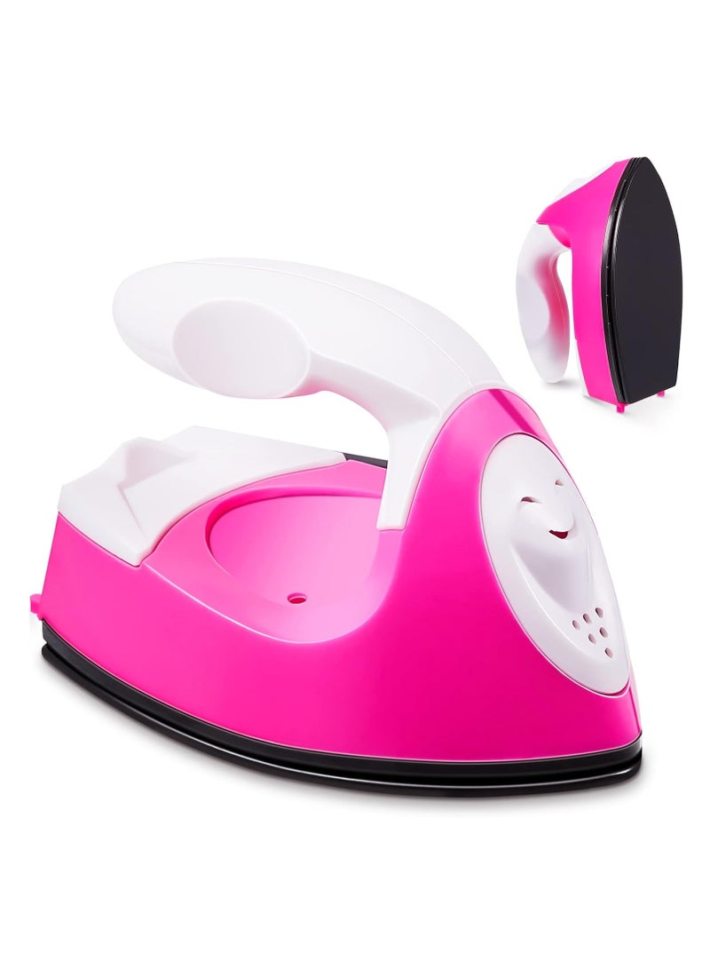 LAIAOCISI Handy Mini Craft Iron Mini Heat Press Small Portable Tiny Iron with Charging Base Accessories for Fuse Beads Patch Clothes DIY Shoes T-shirts Heat Transfer Vinyl Projects - Image 1