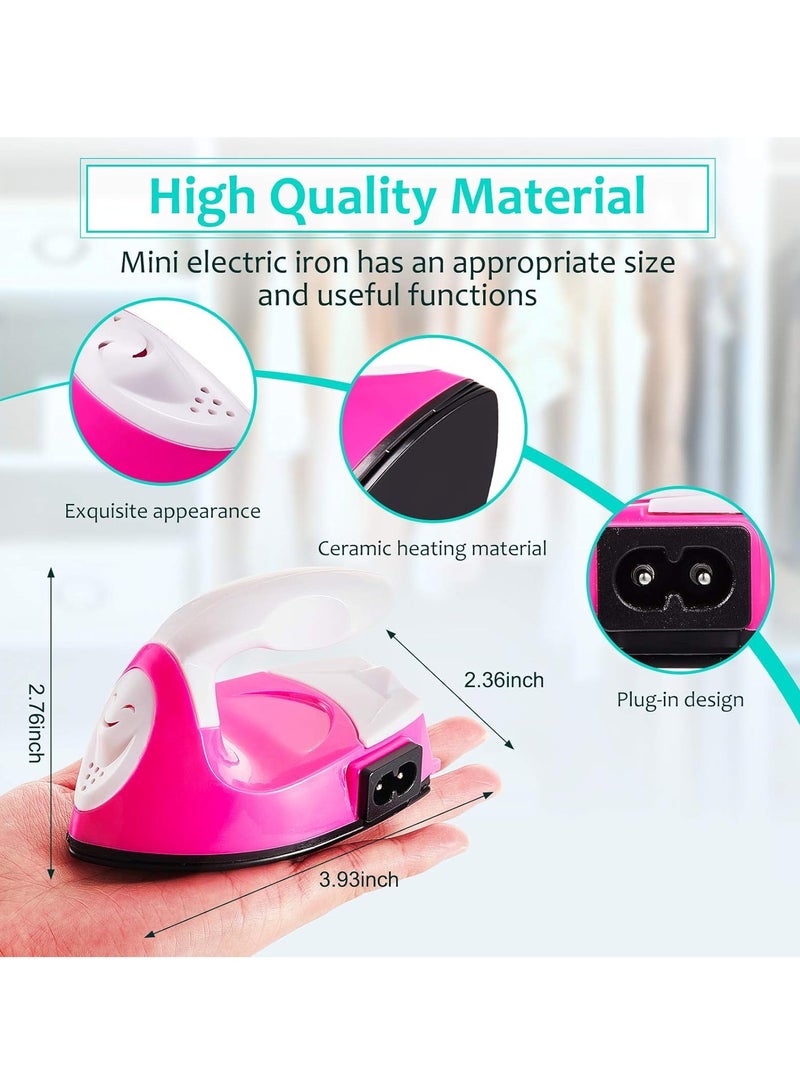 LAIAOCISI Handy Mini Craft Iron Mini Heat Press Small Portable Tiny Iron with Charging Base Accessories for Fuse Beads Patch Clothes DIY Shoes T-shirts Heat Transfer Vinyl Projects - Image 2