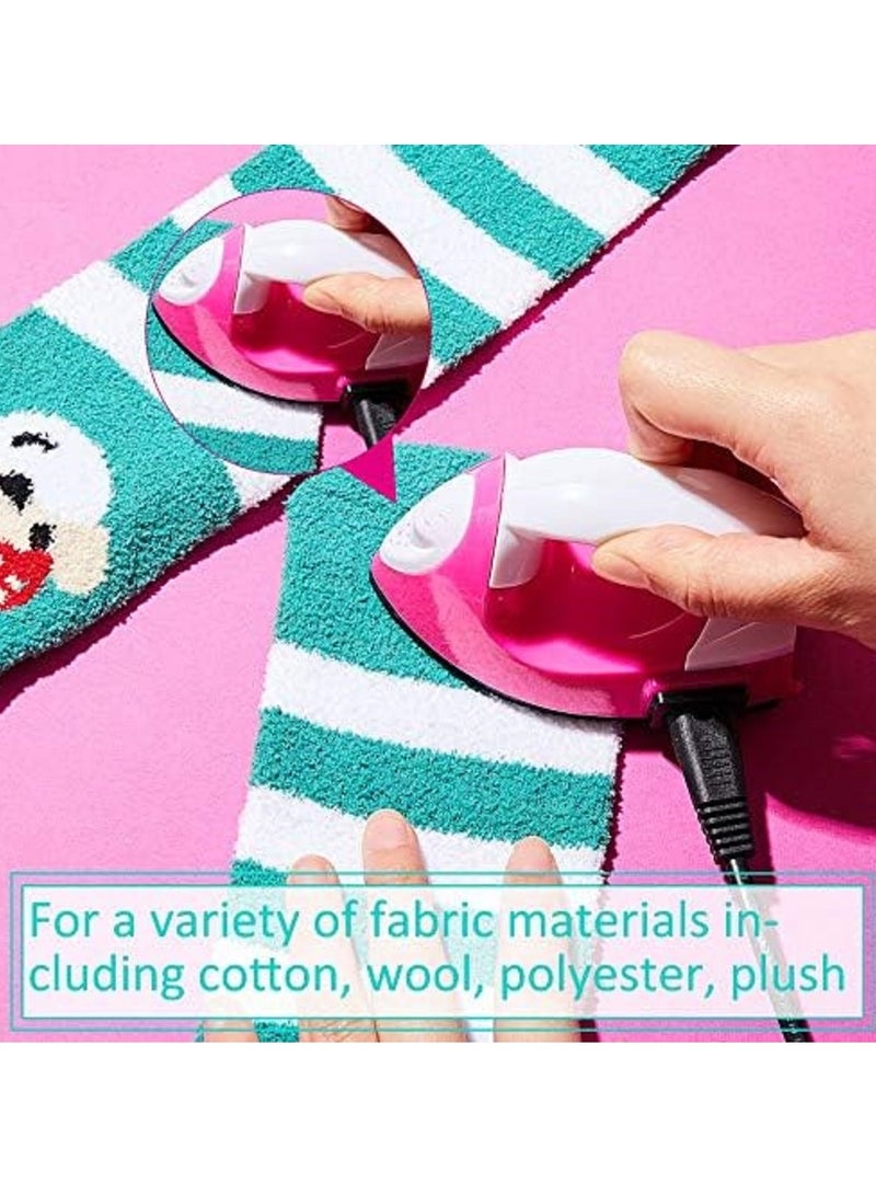 LAIAOCISI Handy Mini Craft Iron Mini Heat Press Small Portable Tiny Iron with Charging Base Accessories for Fuse Beads Patch Clothes DIY Shoes T-shirts Heat Transfer Vinyl Projects - Image 3