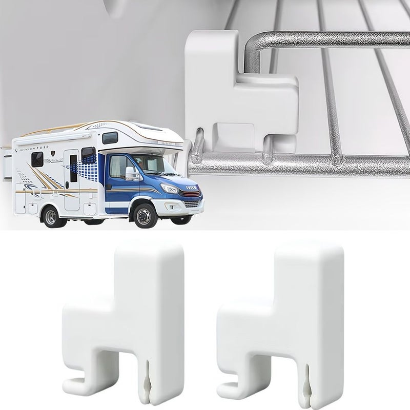 2Pcs DOMETIC RV Refrigerator Shelf Cable Tray Bracket Holder - Image 1