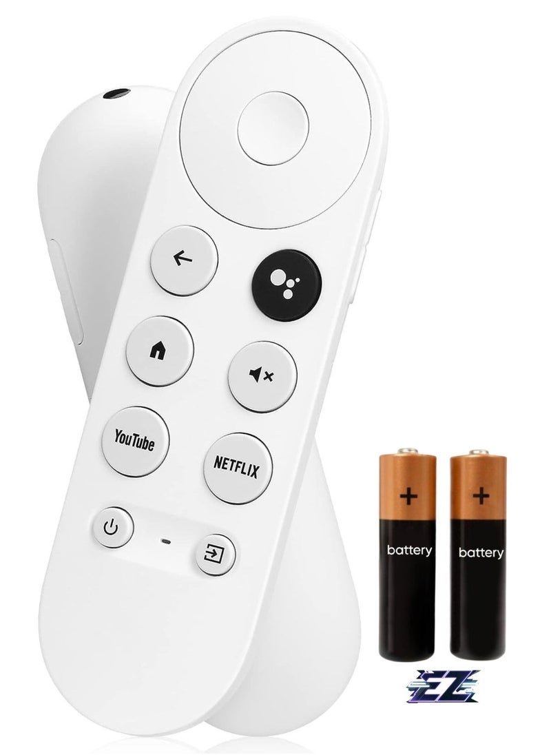 PopZa Andric Replacement Remote Control for Google Chromecast 4K Snow Stream Media Player (Remote Control Only) - GA01919REM GA01919-US with battery - Image 1