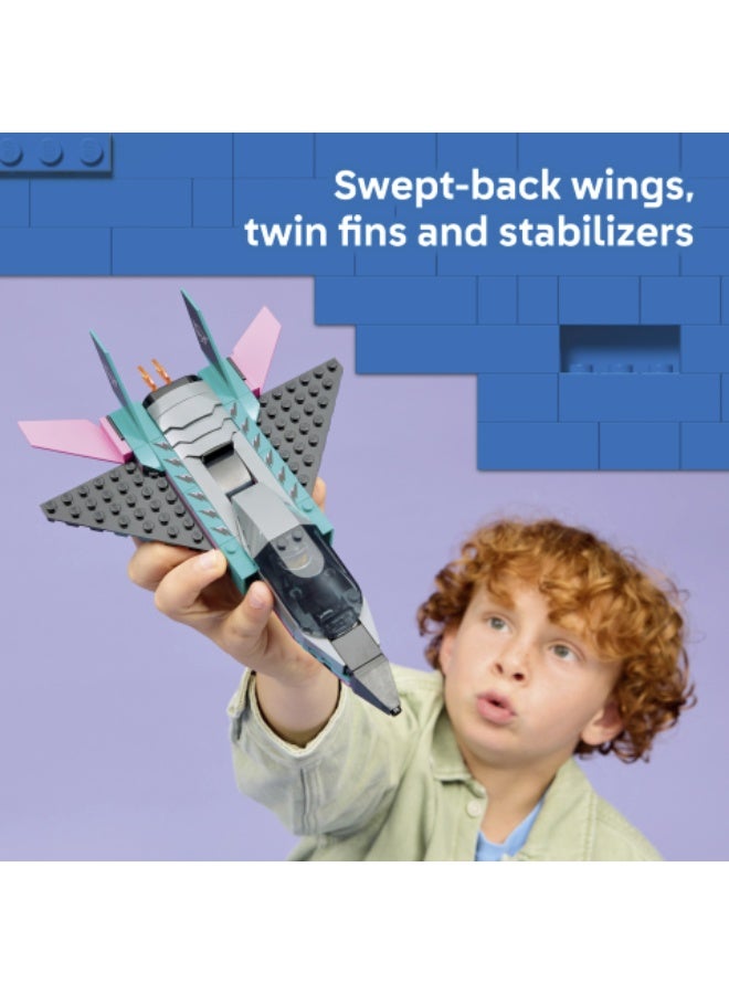 LEGO City Jet vs. Car – Toy Cars and Jet Toy Playset - 60489 (Age 6+, 259 Pieces) - Image 4