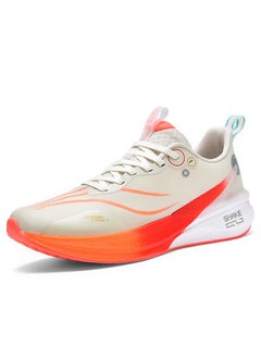 Spring Summer New Speed Racing Running Shoes Carbon Plate Soft Bottom Shock Absorption Student Shoes Breathable Quick Dry Lightweight white red