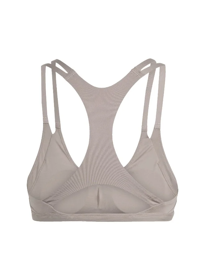 adidas Adidas Aerim Ls Strngt Brown Workout Bra - Light Support Bra For Women