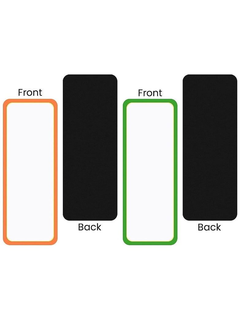 Generic - 54 Pieces Magnetic Label Stickers, Dry Erase Labels Reusable Name Tag Plate Writable Erasable Stickers for Whiteboard Lockers Fridge Home Office Classroom 9 Colors - Image 1