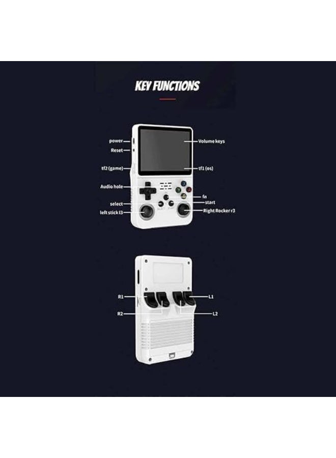 Portable Retro Handheld Gaming Console, 3.5-inch IPS Screen, Linux OS, 64GB Storage, Preloaded with 10,000+ Classic Games. - Image 2