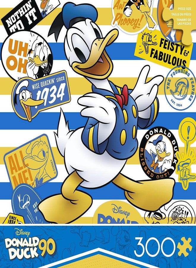 Ceaco - Disney - Donald Duck - 90th Collage - 300 Oversized Piece Jigsaw Puzzle - Image 2
