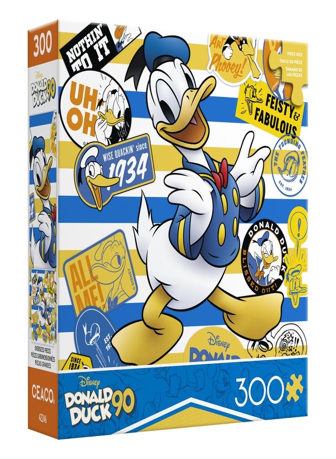 Ceaco - Disney - Donald Duck - 90th Collage - 300 Oversized Piece Jigsaw Puzzle - Image 3