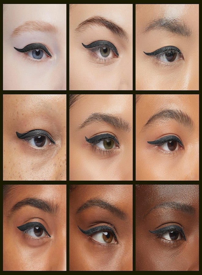 HIMJA Craze 2-N 1 Gel Semi-Matte Eyeliner With Wing Stamp | Waterproof And Smudgeproof Eyeliner With Fine Tip For Precise Application [Black] - Image 3