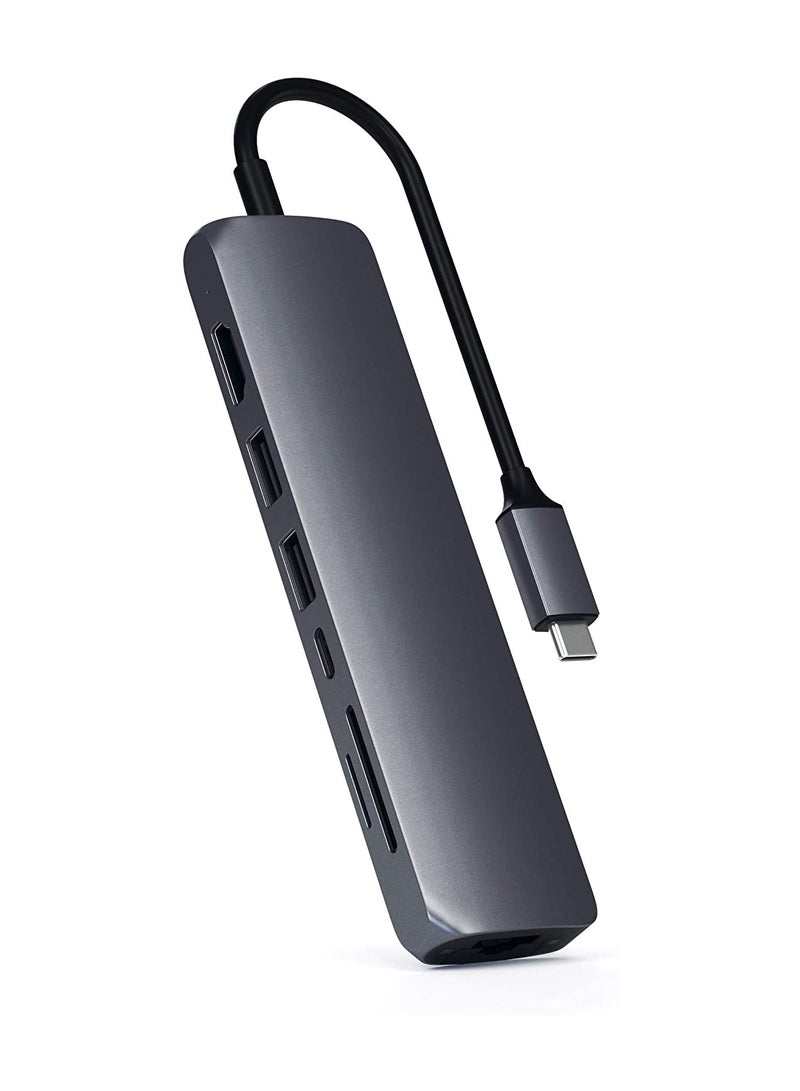 USB-C Slim Multi-Port with Ethernet Adapter - Image 1