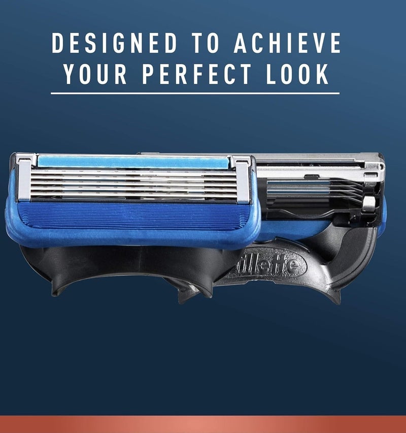 King C. Gillette Men’s 5-Blade Shave and Edging Razor, 2 Boxes - Image 5