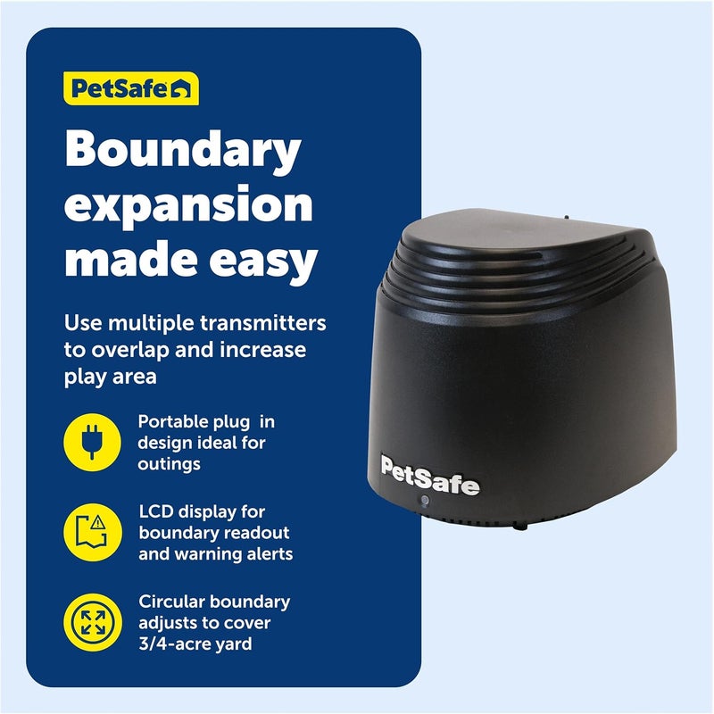 PetSafe Stay & Play Compact Wireless Fence Extra Transmitter - Expands Coverage Up to 3/4 Acre - Image 4
