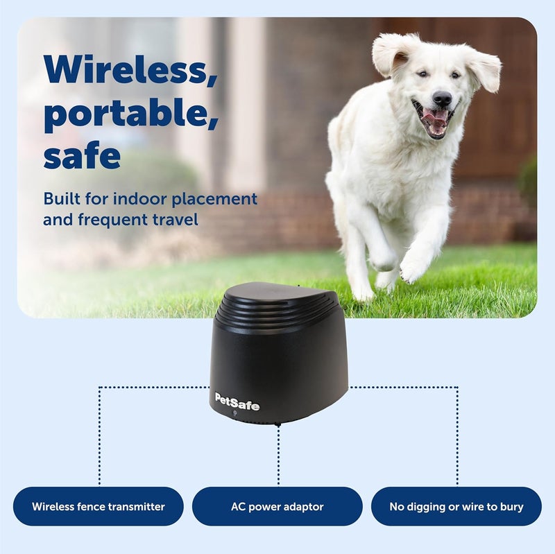PetSafe Stay & Play Compact Wireless Fence Extra Transmitter - Expands Coverage Up to 3/4 Acre - Image 5