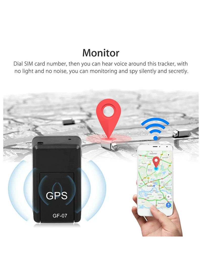 BSNL - BSNL Mini GPS Tracker GF07 Anti Lost Bluetooth Device For Car And Valuables Black - Image 1