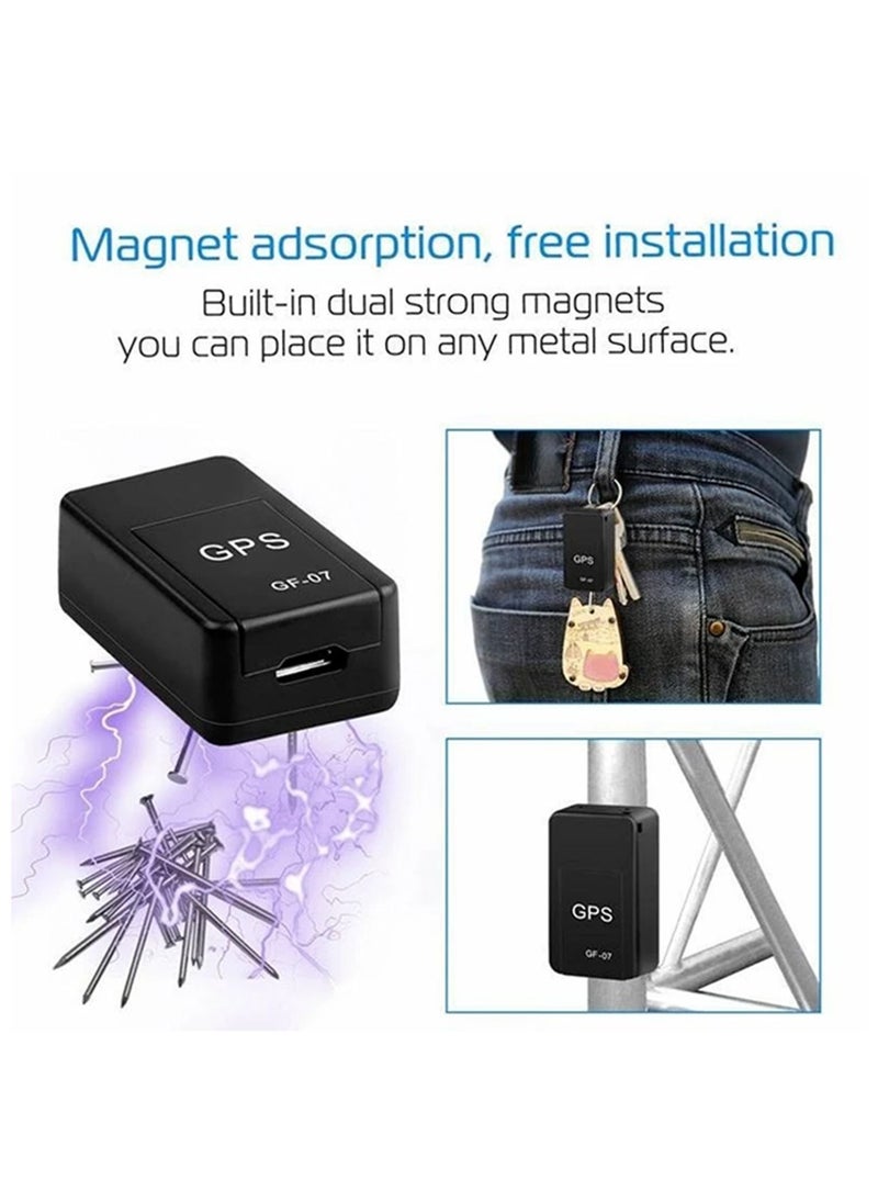 BSNL - BSNL Mini GPS Tracker GF07 Anti Lost Bluetooth Device For Car And Valuables Black - Image 1