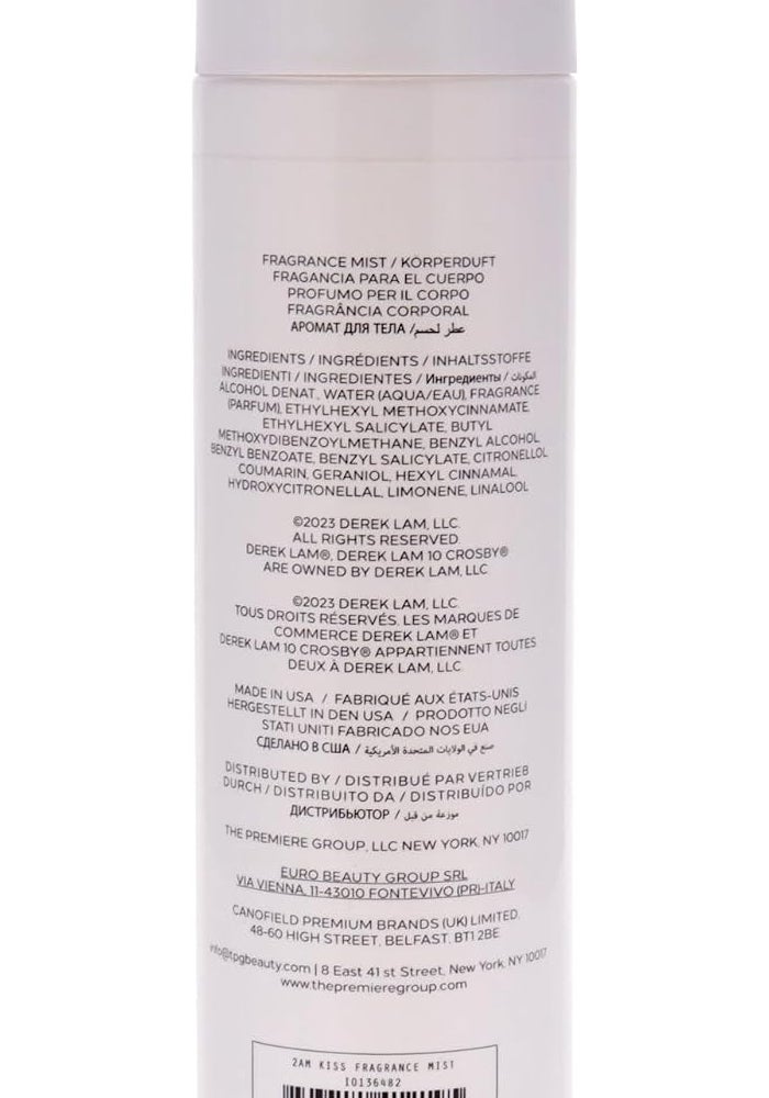 Derek Lam 2AM Kiss Fragrance Mist - 8 oz Body Spray - Image 2