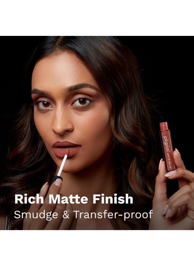 PILGRIM Liquid Matte Lipstick Nude Obsessed  - Image 4