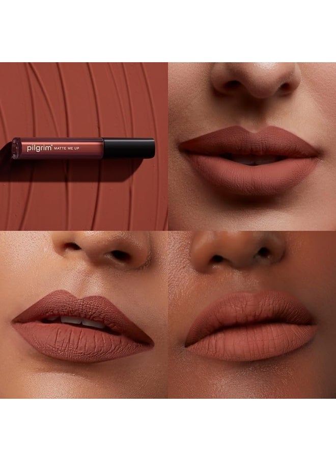 PILGRIM Liquid Matte Lipstick Nude Obsessed  - Image 3