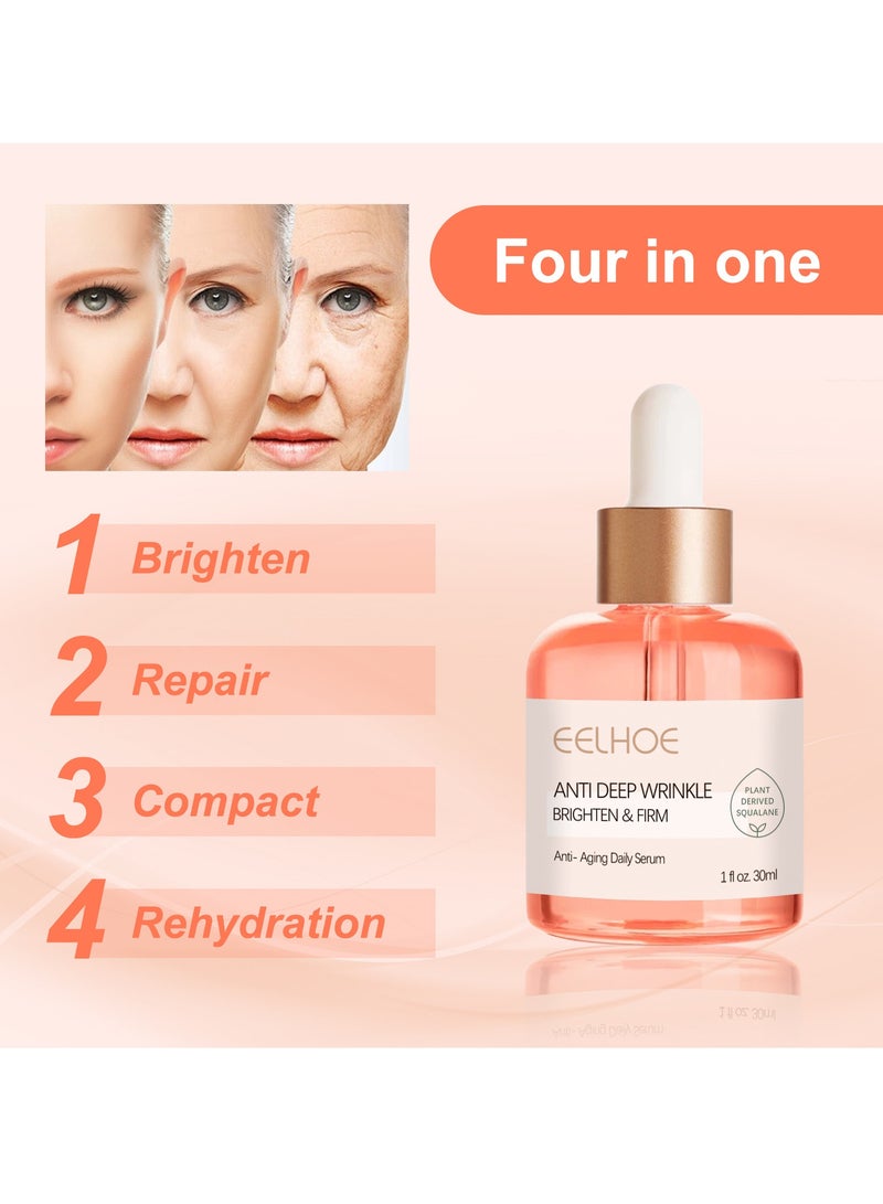 EELHOE Rose oil VC anti wrinkle essence, facial firming, removing legal lines, lifting head lines, moisturizing and moisturizing - Image 3