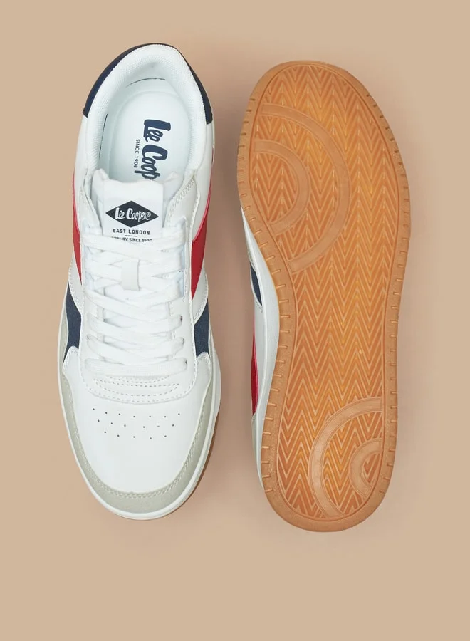 Lee Cooper Men's Textured Lace-Up Sneakers