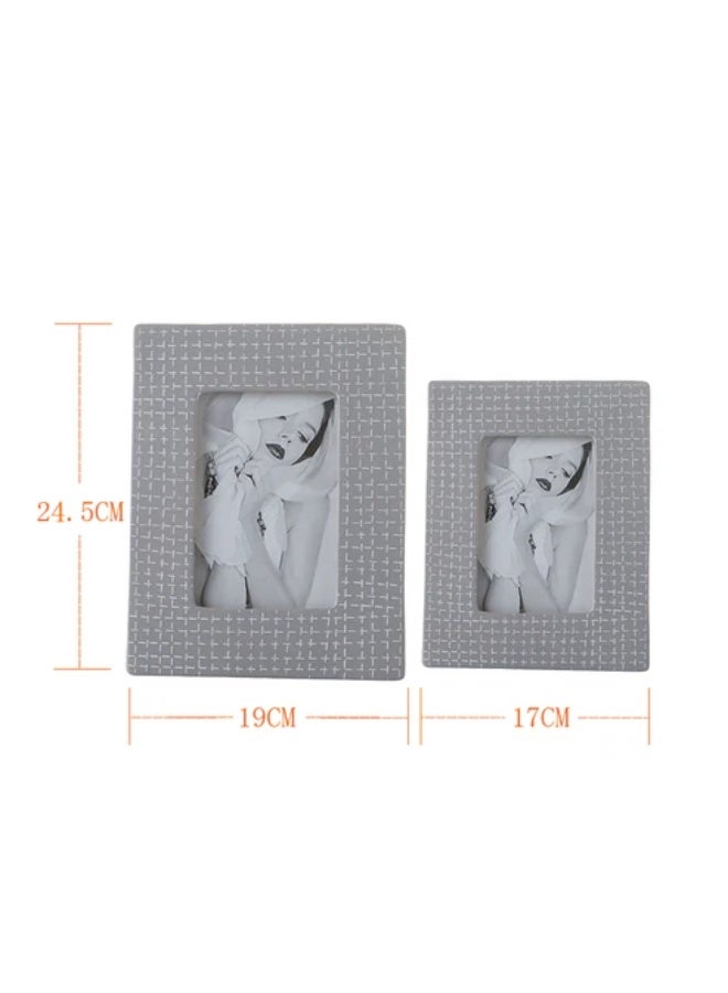 إيفا Victorian Pewter Photo Frame - Image 2