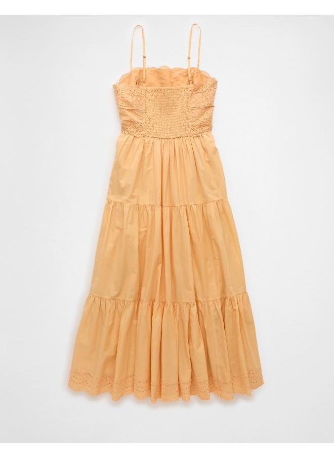 American Eagle Crochet Bodice Midi Dress  - Image 4